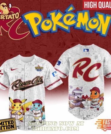 Limited Edition Pokémon River Cats Jersey - High Quality, Fast Delivery!