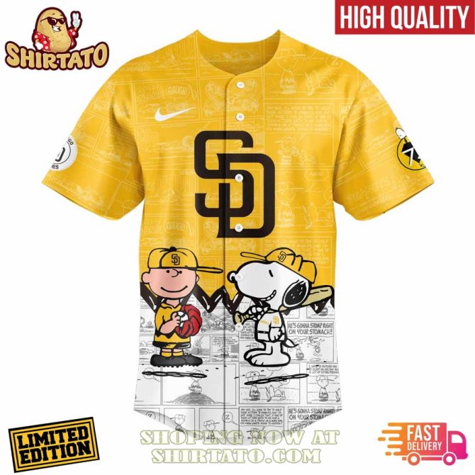 Limited Edition Peanuts 75Th Anniversary Baseball Jersey – High Quality & Fast Delivery! - Image 2