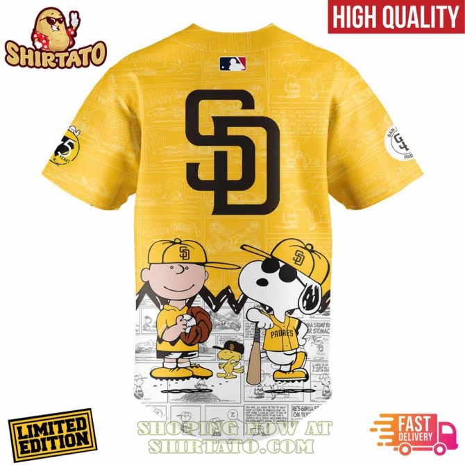 Limited Edition Peanuts 75Th Anniversary Baseball Jersey – High Quality & Fast Delivery! - Image 3