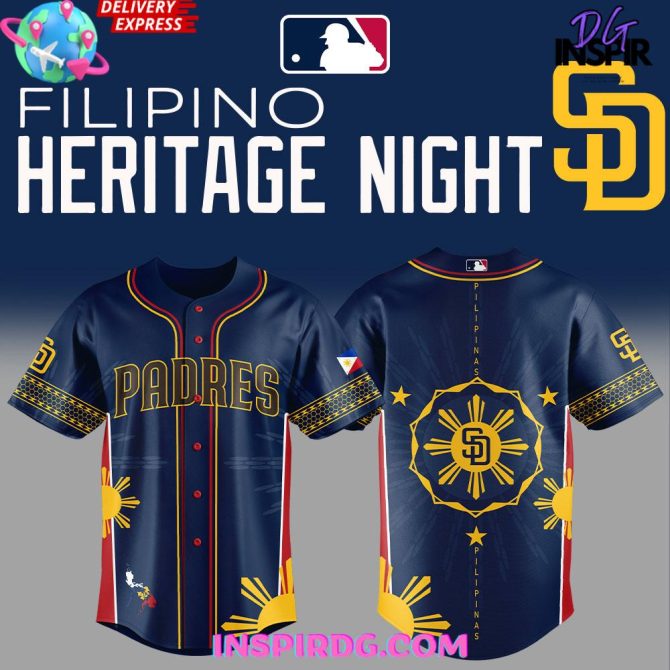 Limited Edition Padres Filipino Heritage Night Jersey - Celebrate Culture In Style!