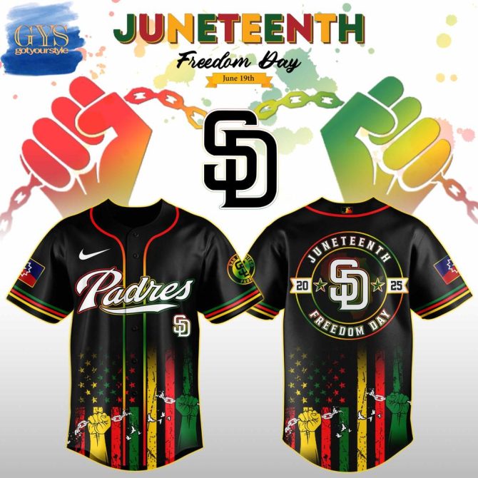 Celebrate Juneteenth In Style: Padres Freedom Day Jersey - Limited Edition 2025 Release