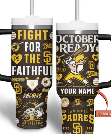Custom San Diego Baseball Tumbler – Personalized Fan Mug For Game Day Enthusiasts