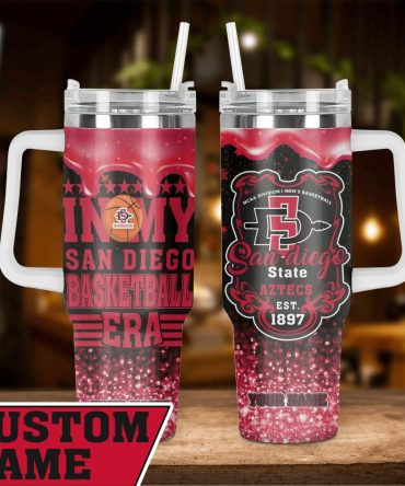 Custom Name San Diego State Aztecs Basketball Mug - Personalized Gift For Fans