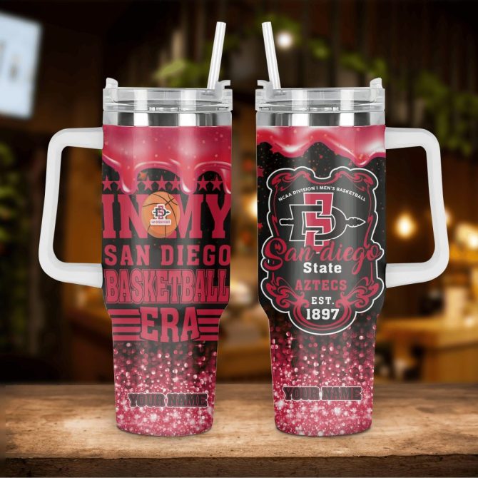 Custom Name San Diego State Aztecs Basketball Mug - Personalized Gift For Fans - Image 5