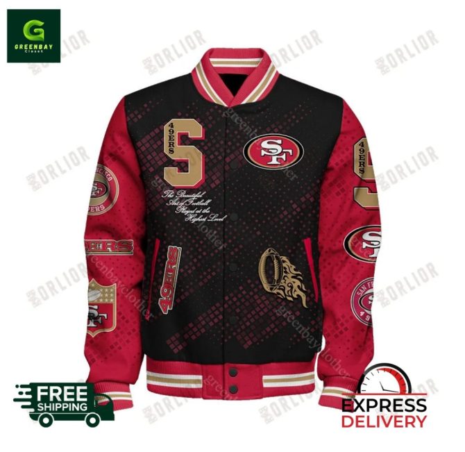49Ers Varsity Jacket - Stylish, Warm, Perfect For Fans , Free Shipping & Express Delivery!