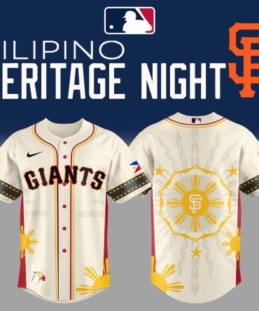 Limited Edition Giants Jersey - Filipino Heritage Night Baseball Shirt