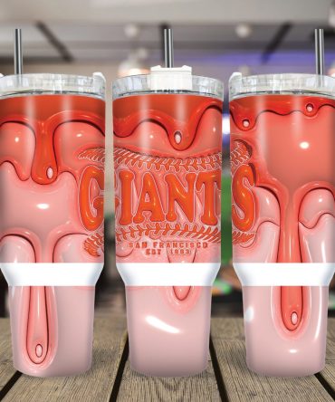 Giants Fan 30Oz Tumbler With Handle & Straw - Double-Walled Insulated Cup
