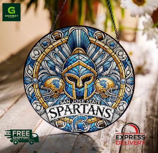 San Jose State Spartans Stained Glass Wall Art - Free Shipping & Express Delivery!