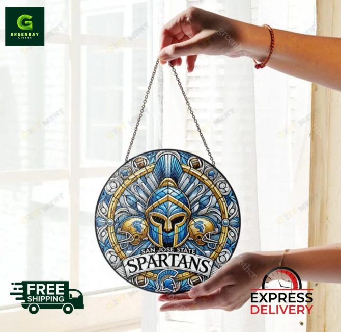 San Jose State Spartans Stained Glass Wall Art - Free Shipping & Express Delivery! - Image 3