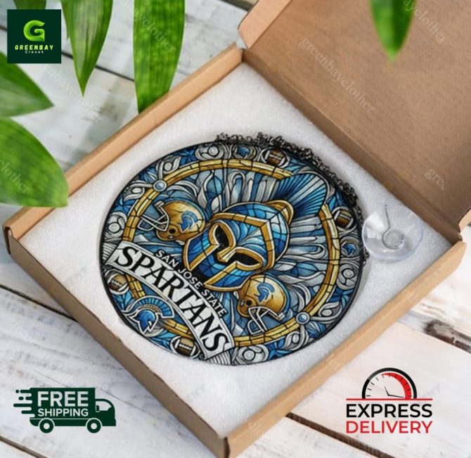 San Jose State Spartans Stained Glass Wall Art - Free Shipping & Express Delivery! - Image 5