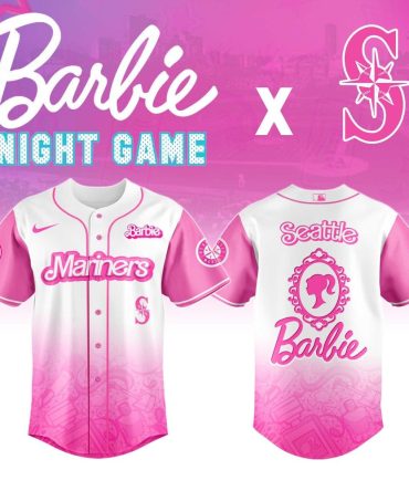 Limited Edition Barbie Night Game Jersey - Pink Seattle Mariners Collab