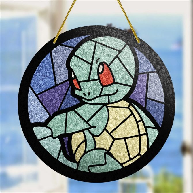 Charming Turtle Stained Glass Suncatcher - Decorate Your Window With Cute Art!
