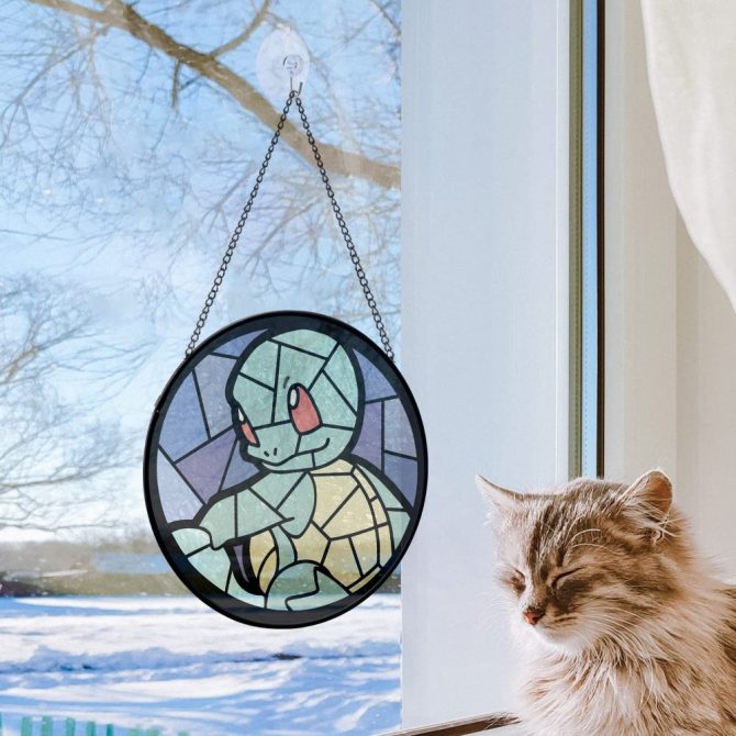 Charming Turtle Stained Glass Suncatcher - Decorate Your Window With Cute Art! - Image 2