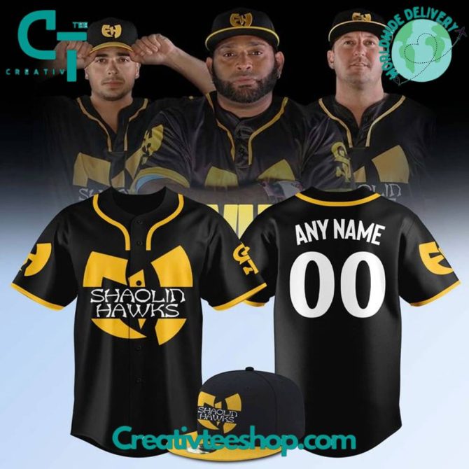Custom Shaolin Hawks Jersey & Cap Set – Personalize With Any Name & Number!
