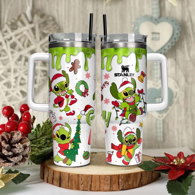Holiday Grinch Mode Tumbler With Straw - Festive Christmas Travel Mug 20Oz - Image 2