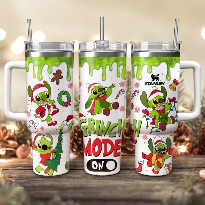 Holiday Grinch Mode Tumbler With Straw - Festive Christmas Travel Mug 20Oz