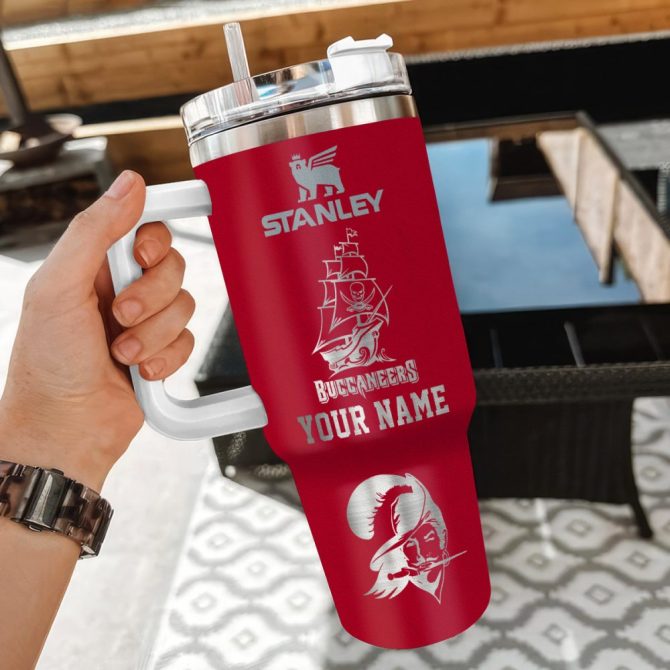 Custom Tampa Bay Buccaneers Stanley Tumbler - Personalized Nfl Mug - Image 3