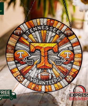 Stunning Tennessee Volunteers Stained Glass Suncatcher - Free Shipping & Express Delivery