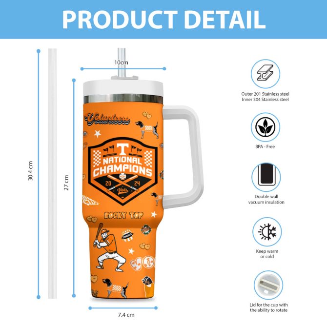 Celebrate Tennessee Vols 2024 Ncaa Baseball Champs With This Collector'S Mug – Perfect Gift For Fans! - Image 3