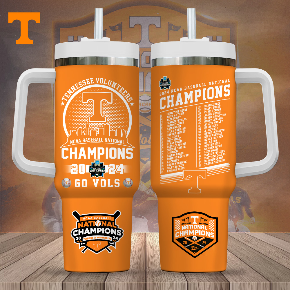 Tennessee Volunteers 2024 Ncaa Baseball Champions Mug - Celebrate Victory With Go Vols Spirit!