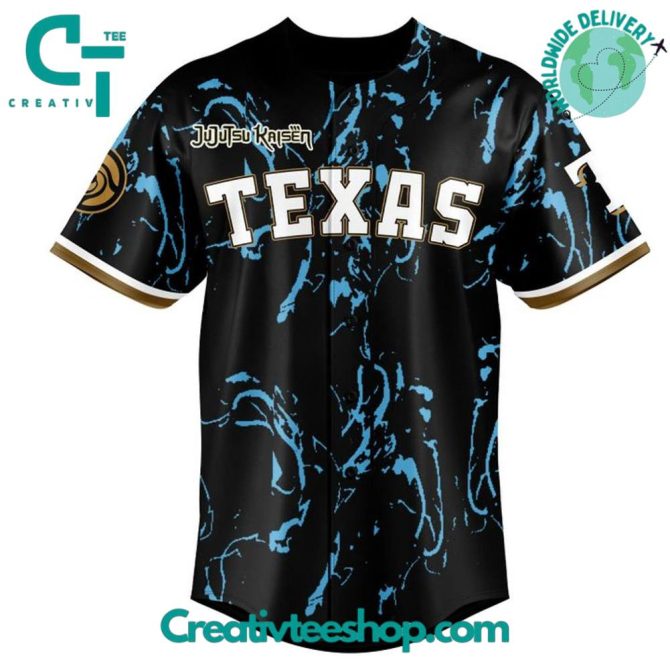 Custom Jujutsu Kaisen Texas Jersey Set - Personalize Your Anime Style! - Image 2