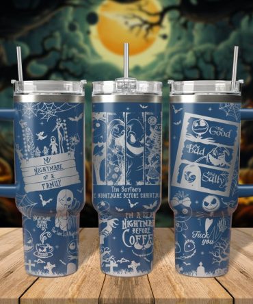 Nightmare Before Coffee Tumbler – Spooky Insulated Travel Mug For Fans, 20Oz – Perfect Gift!