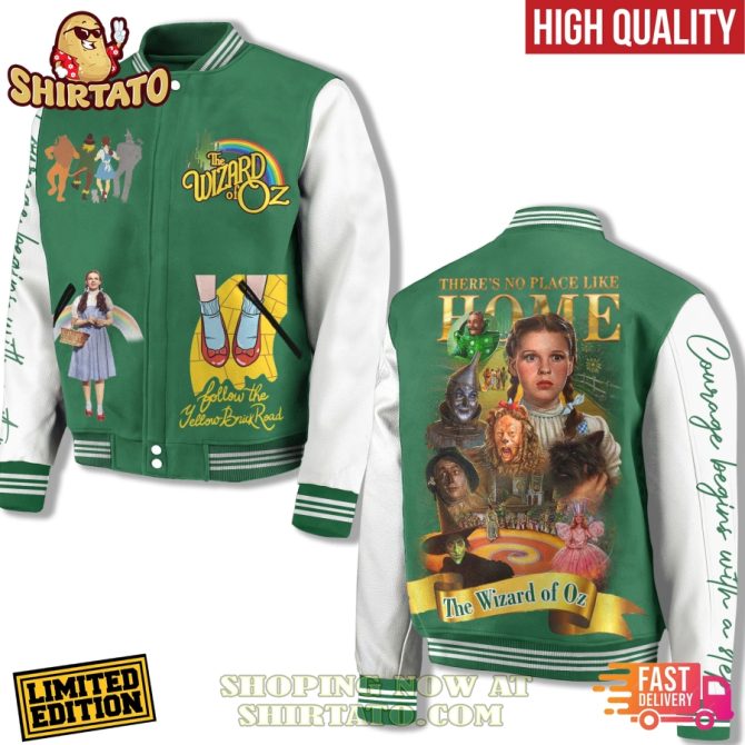 Limited Edition Wizard Of Oz Varsity Jacket - Iconic Movie Design, Perfect Gift, Fast Delivery!