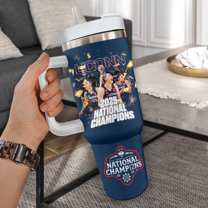 Custom Uconn 2025 National Champions Mug - Personalize With Your Name! - Image 2