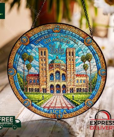 Ucla Stained Glass Wall Art – Elegant Home Decor With Free Shipping & Express Delivery
