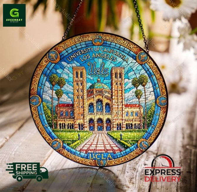 Ucla Stained Glass Wall Art – Elegant Home Decor With Free Shipping & Express Delivery