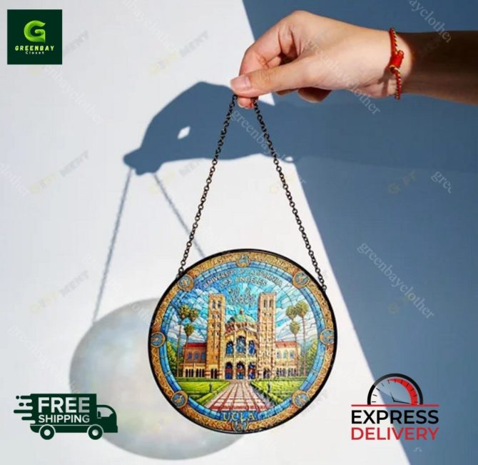 Ucla Stained Glass Wall Art – Elegant Home Decor With Free Shipping & Express Delivery - Image 2