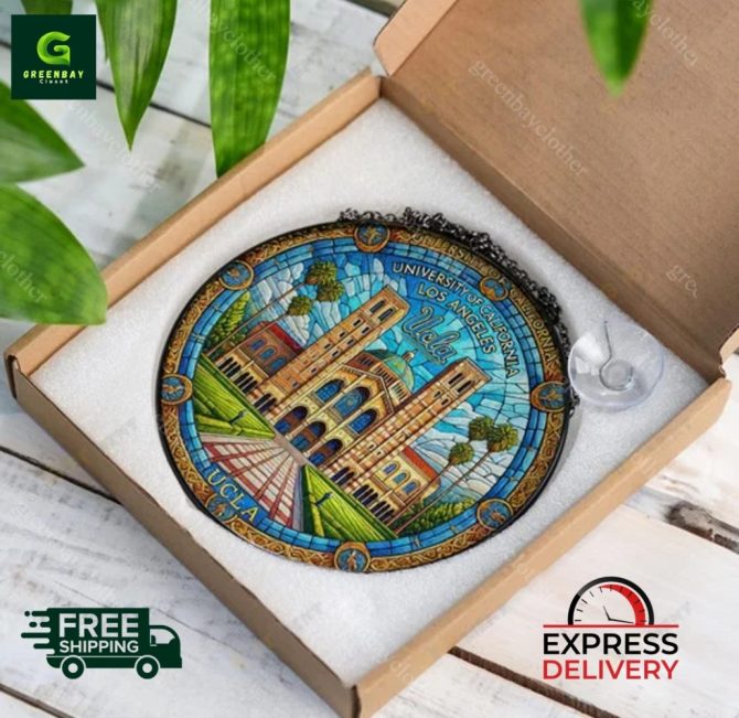 Ucla Stained Glass Wall Art – Elegant Home Decor With Free Shipping & Express Delivery - Image 5