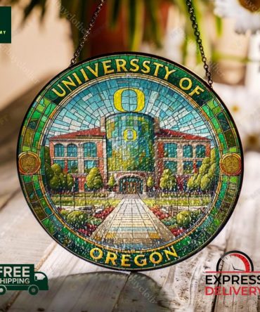 University Of Oregon Stained Glass Art - Free Shipping & Express Delivery