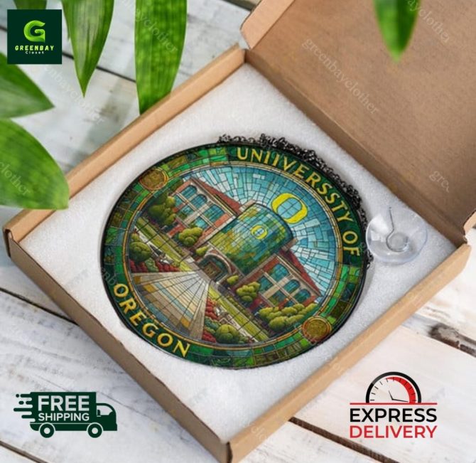University Of Oregon Stained Glass Art - Free Shipping & Express Delivery - Image 5
