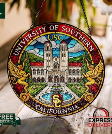 Usc Stained Glass Sun Catcher – Elegant University Decor , Free Shipping