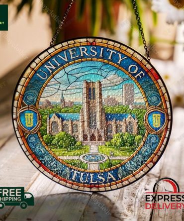 University Of Tulsa Stained Glass Sun Catcher – Free Shipping & Express Delivery