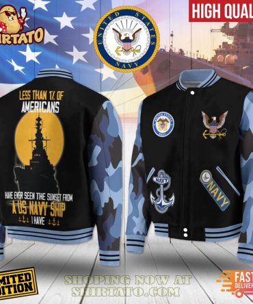 Exclusive Us Navy Varsity Jacket - Limited Edition, High Quality, Fast Delivery!