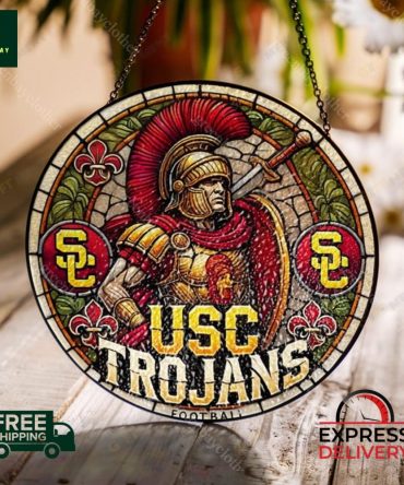 Usc Trojans Stained Glass Wall Art - Vibrant Decor For Fans , Free & Express Shipping!