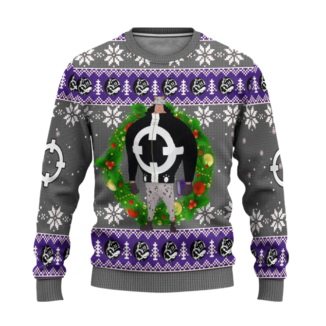 Bartholomew Kuma One Piece Anime Ugly Christmas Sweater Xmas Gift - Image 6