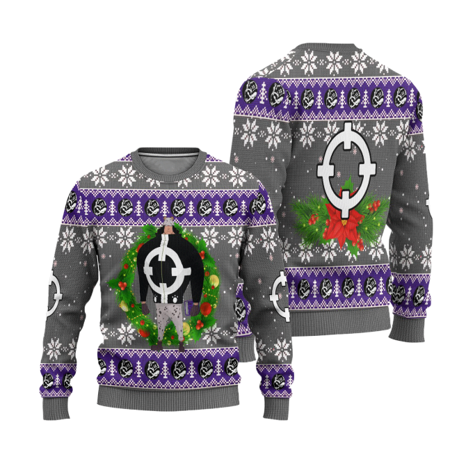 Bartholomew Kuma One Piece Anime Ugly Christmas Sweater Xmas Gift - Image 3