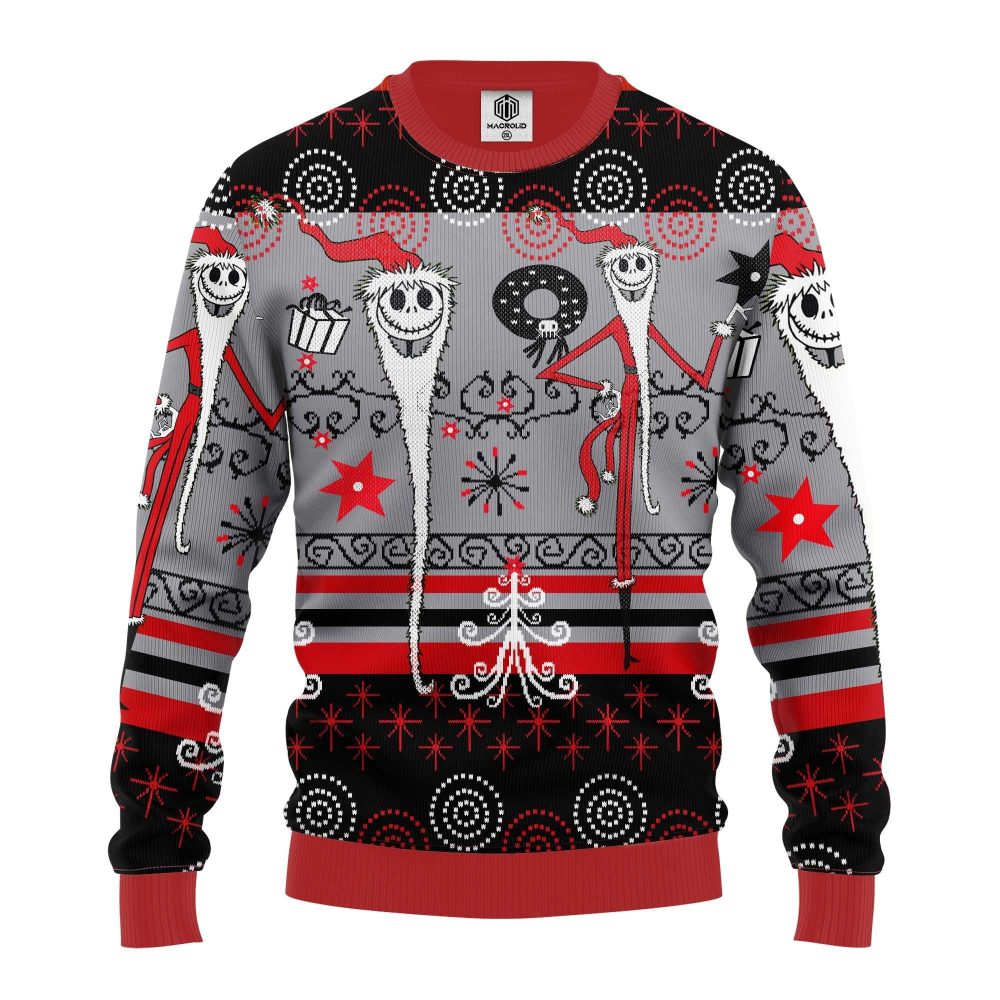 Festive Nightmare Before Christmas Sweater ? Cozy Holiday Knit For Fans - Image 3