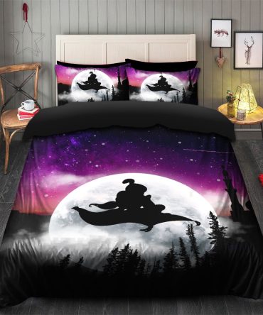 Aladin Moon Night Bedding Set Duvet Cover And 2 Pillowcases