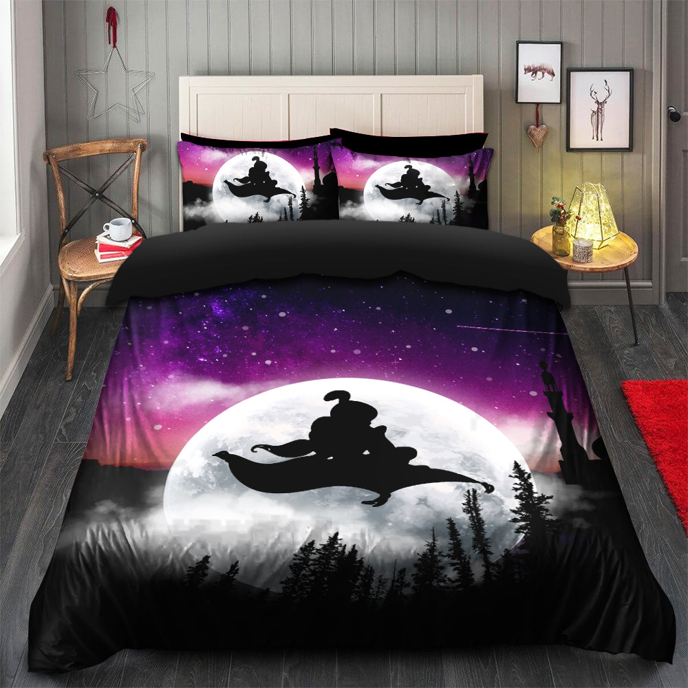 Aladin Moon Night Bedding Set Duvet Cover And 2 Pillowcases