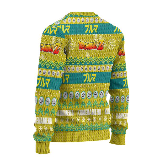 Bulma Anime Ugly Christmas Sweater Dragon Ball Z Xmas Gift - Image 2