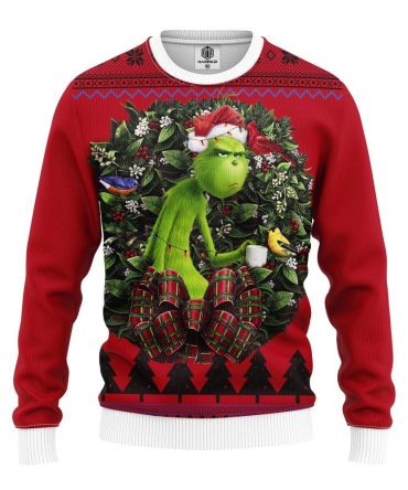 Festive Grinch Christmas Sweater - Cozy Holiday Pullover For Men & Women