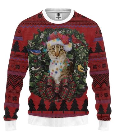 Bengal Cat Mc Ugly Christmas Sweater Thanksgiving Gift