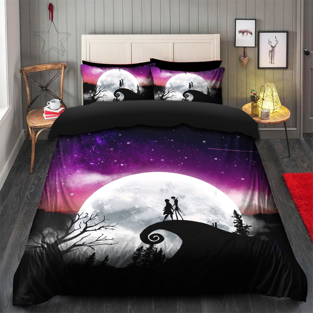Jack Sally Moon Night Bedding Set Duvet Cover And 2 Pillowcases