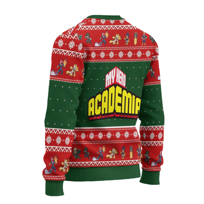 Bnha Ugly Christmas Sweater My Hero Academia Anime Xmas Gift - Image 2