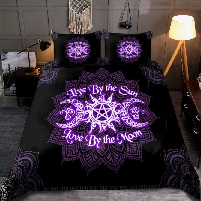 Beautiful Mandala Wicca Bedding Set Duvet Cover And 2 Pillowcases - Image 2