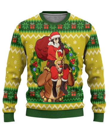 Aizawa My Hero Academia Anime Ugly Christmas Sweater Xmas Gift